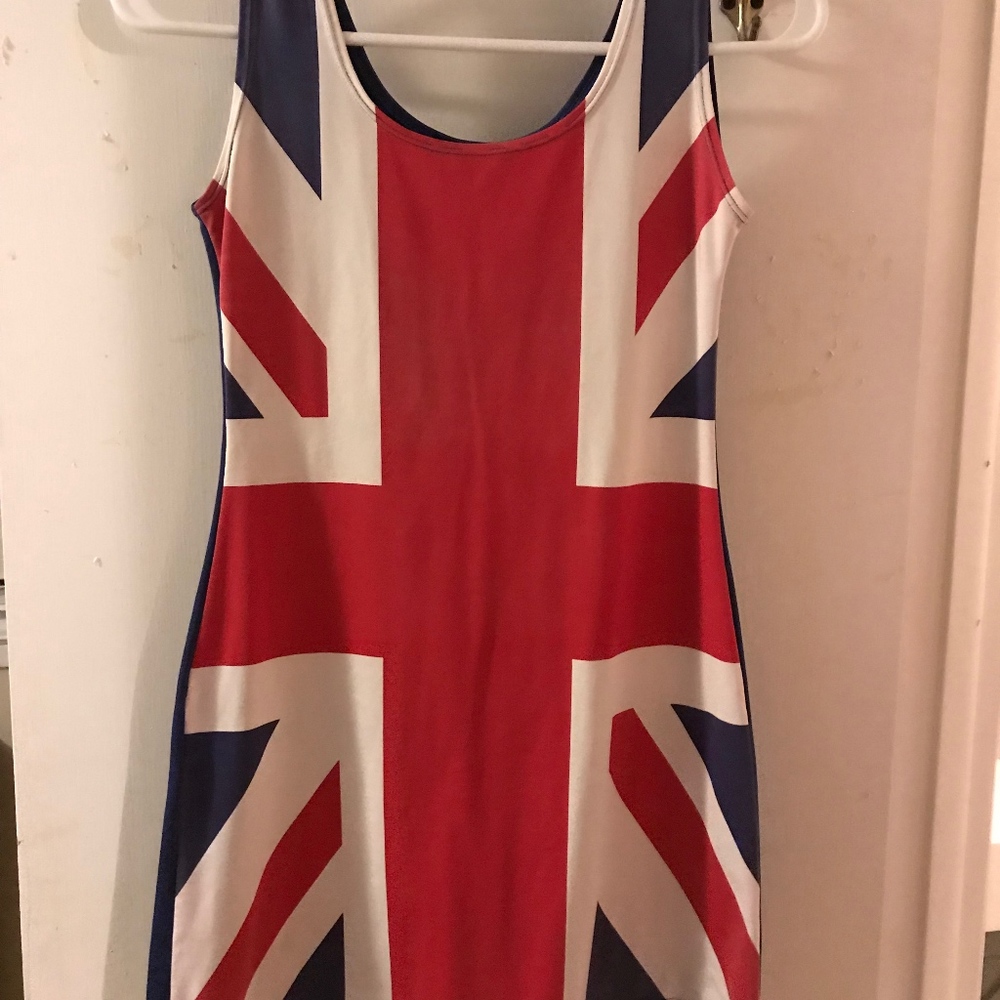 British Flag Dress- Size Small